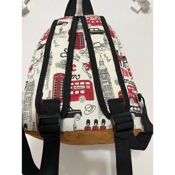 I Love London Mini Backpack Travel British England SOUVENIR Adjustable Straps - Picture 7 of 16